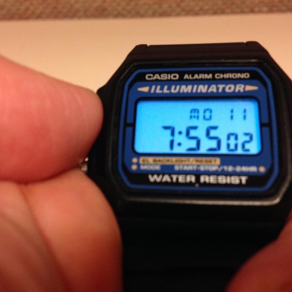 Casio Men's Vintage CA-53W-1CR Calculator Watch - Picture 5 of 5